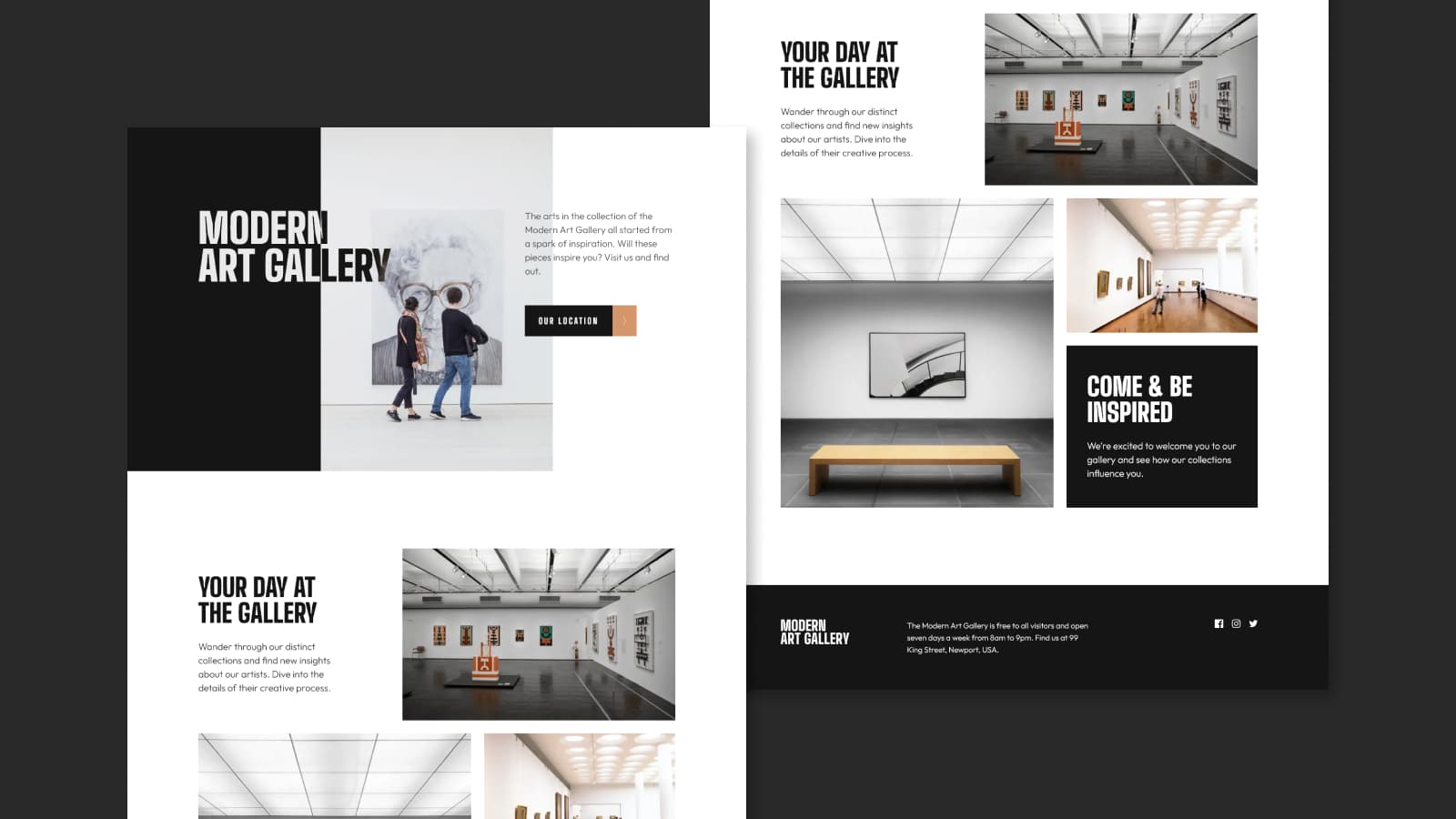 Preview of Art Gallery Website project (1)