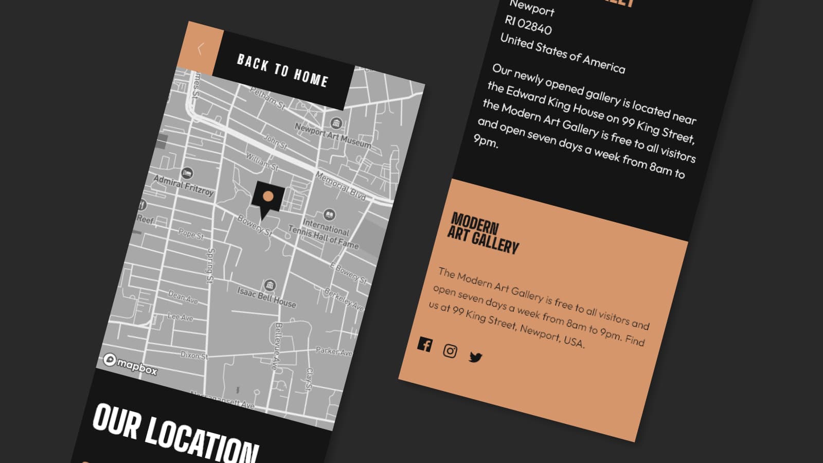Preview of Art Gallery Website project (3)