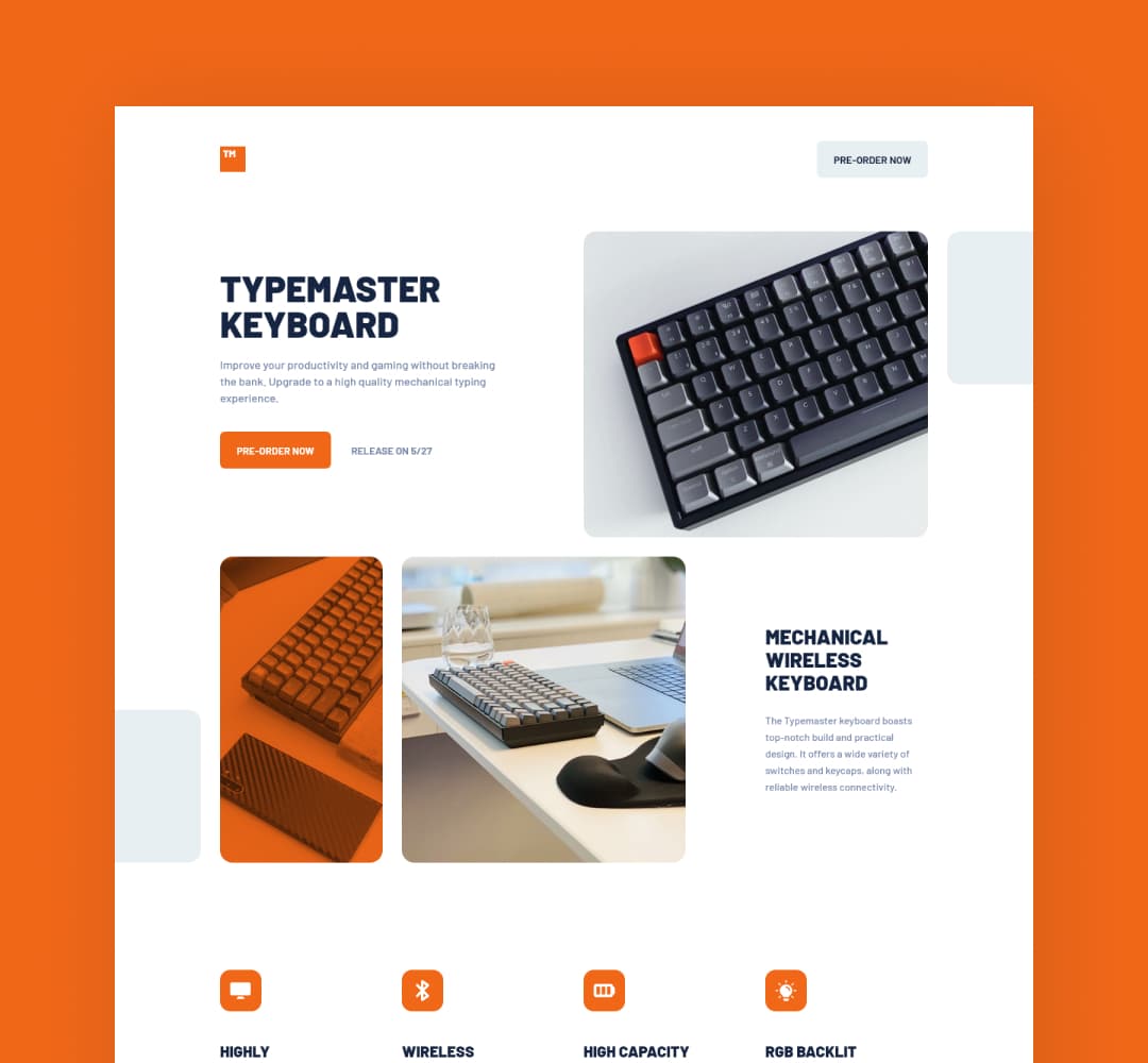 Thumbnail of the project Typemaster Keyboard